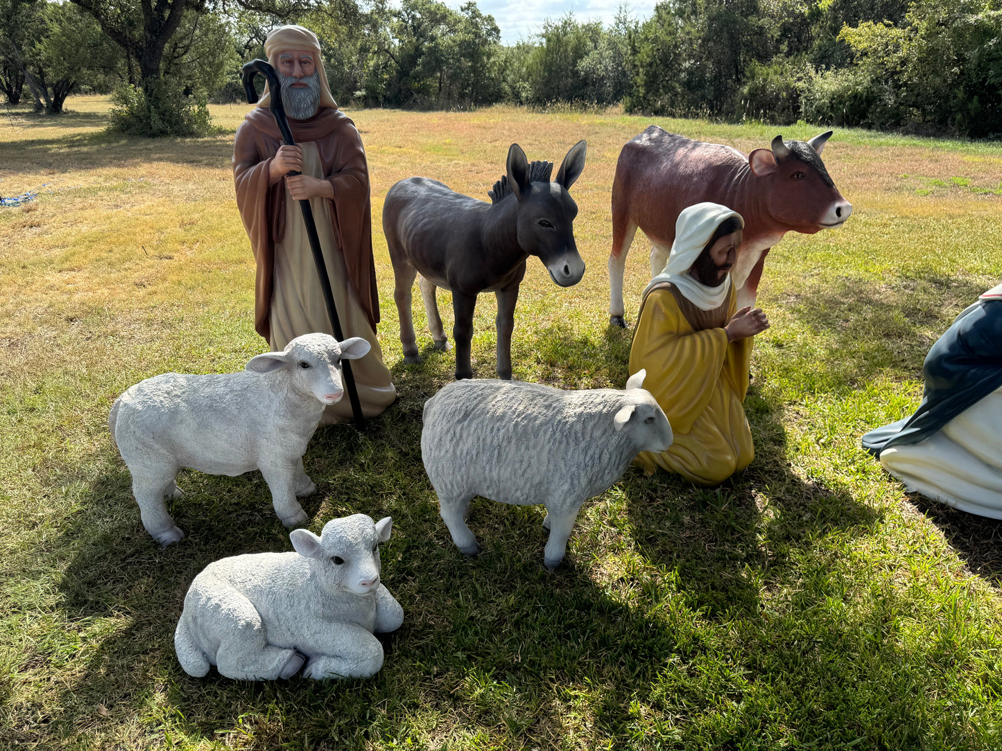 Life-size nativity (16 pieces)