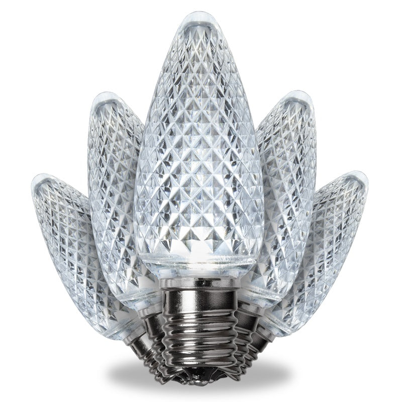 Led C9 Cool white bulb (25 count) image 0