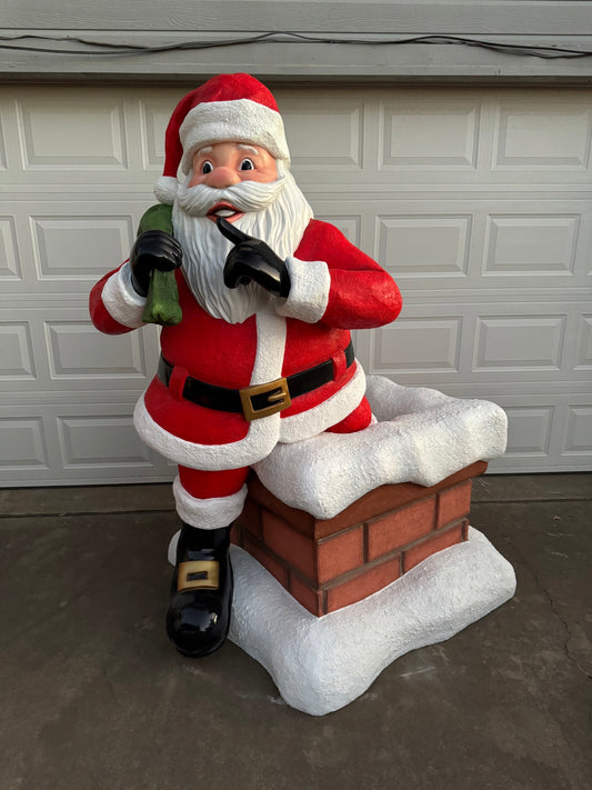 Giant fiberglass santa image 0