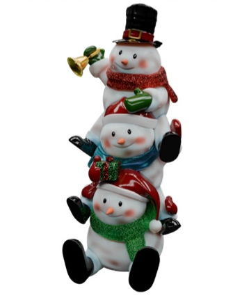 Fiberglass Tower Snowman