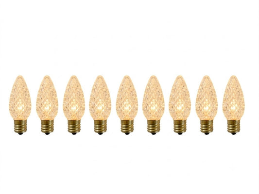 Led C9 warm white bulb (25 count) 2025 New bulb - 3200k color temperature