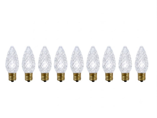 Led C9 Pure white bulb (25 count) 2025 New bulb