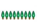Led C9 Green bulb (25 count) 2026 New bulb