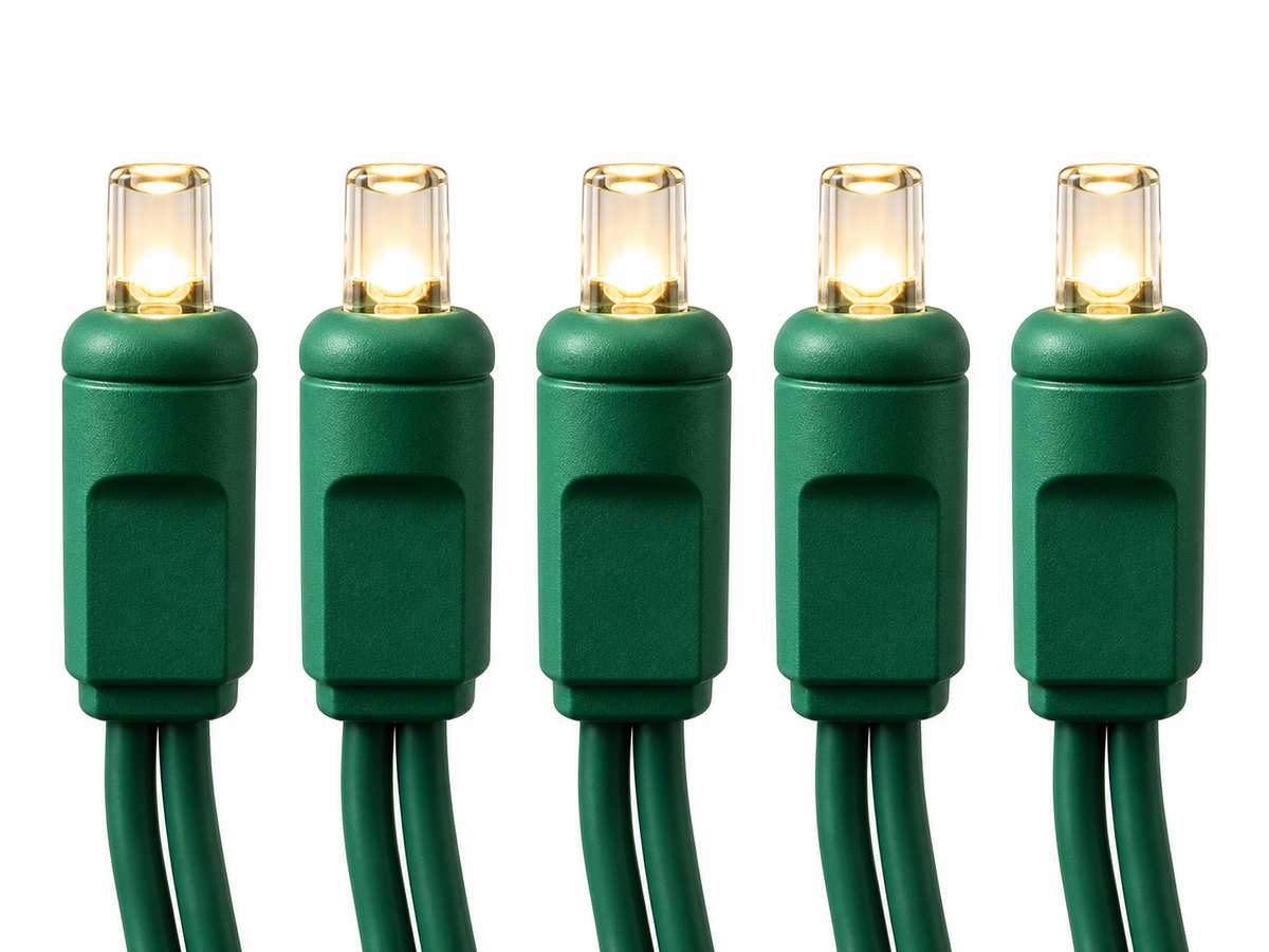 (24 pack) LED 70 warm white mini lights (2700k color temperature)