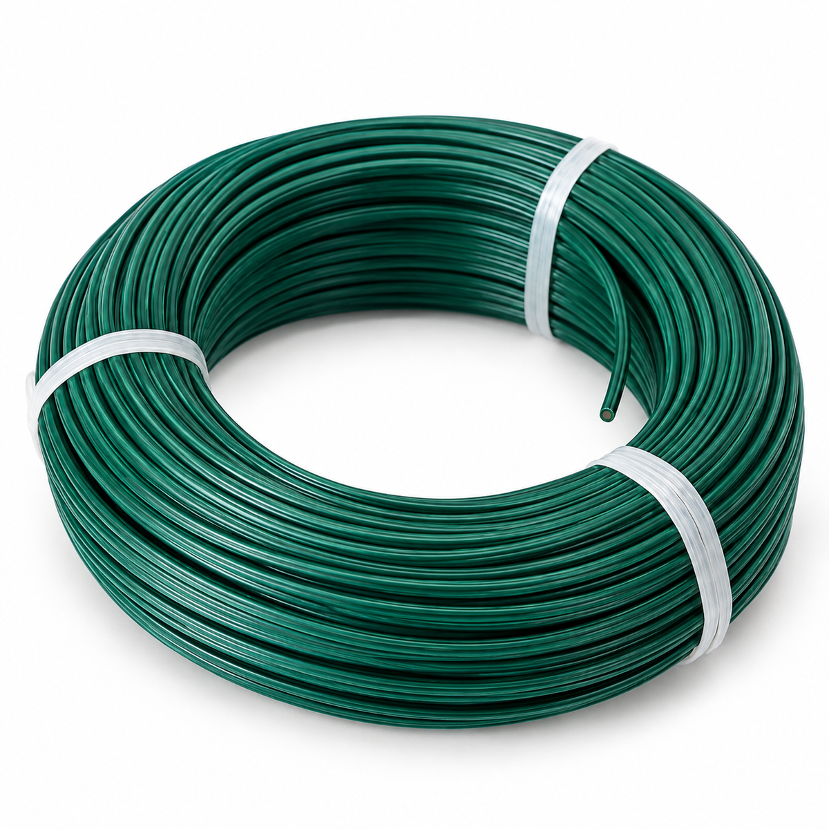 100 FT SPT-1 Christmas Light Extension Wire – 18 AWG – Dark Green