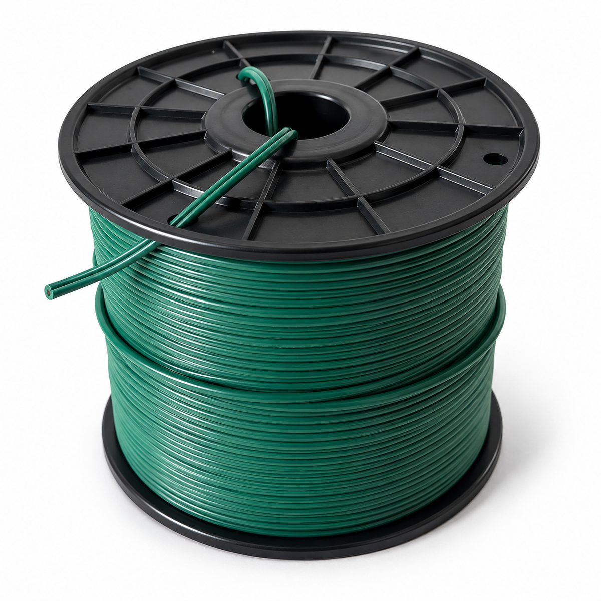 500 FT SPT-1 Christmas Light Extension Wire – 18 AWG – Dark Green