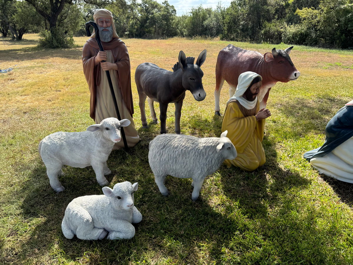 Life-size nativity (16 pieces)