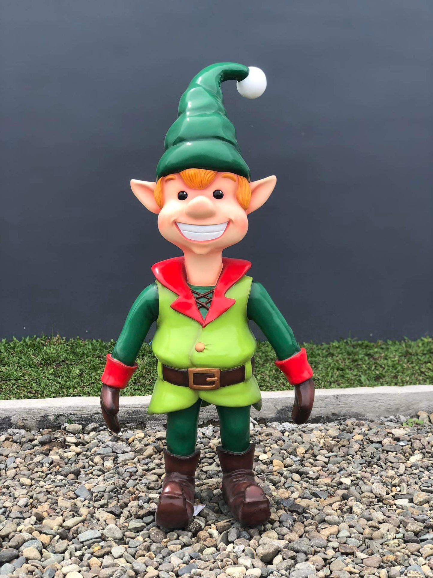 Fiberglass Standing Elf
