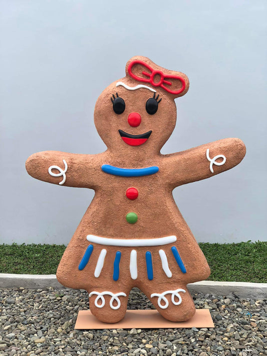 Fiberglass Gingerbread Girl