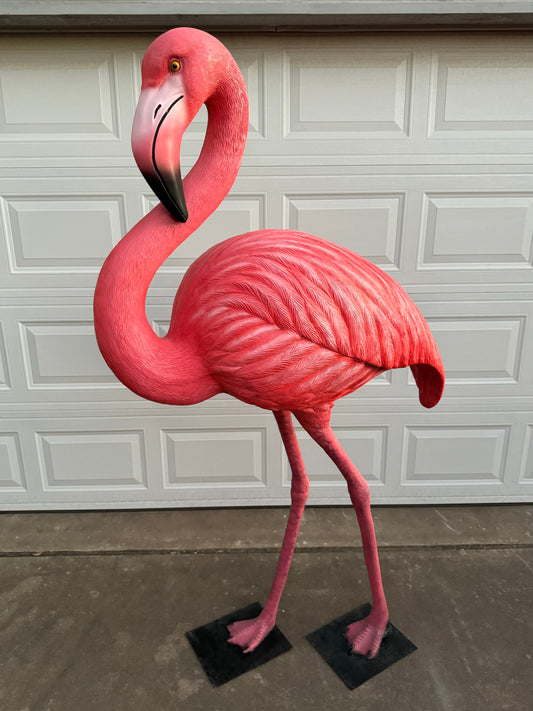 Fiberglass Flamingo